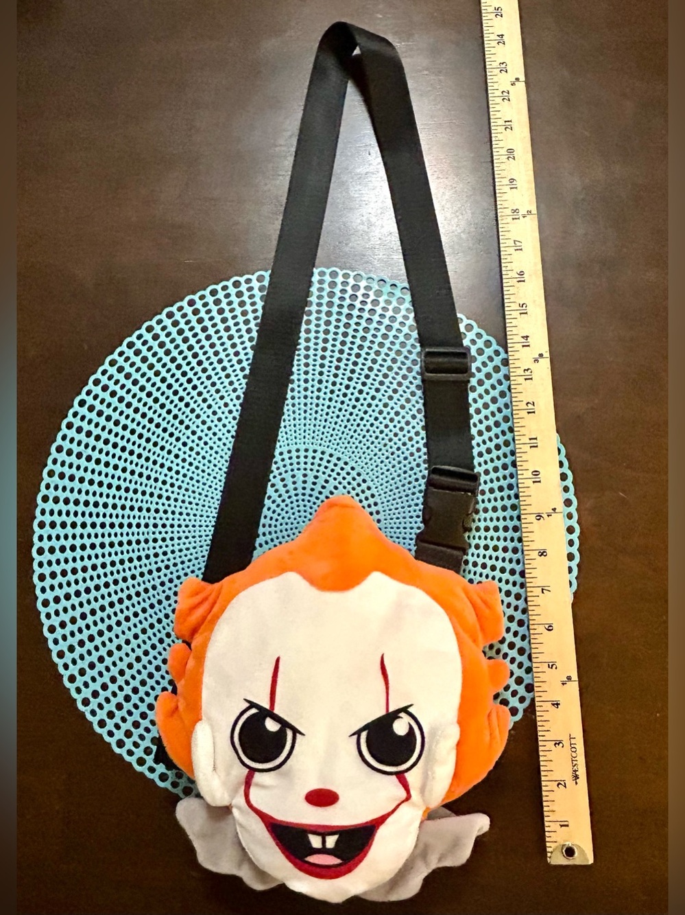 Phunny IT Pennywise Plush Hand Bag/Purse with Strap/ Fanny Pack - Picture 8 of 8